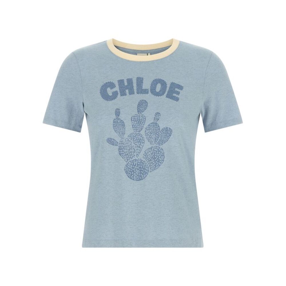 Chloé Blue Cotton Women's T-Shirt